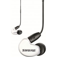 SHURE AONIC 215 Wired Sound Isolating Earbuds (White)